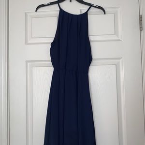 navy blue dress